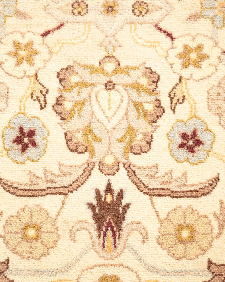 Mogul, One-of-a-Kind Hand-Knotted Area Rug - Ivory, 3' 2" x 5' 3" - 3