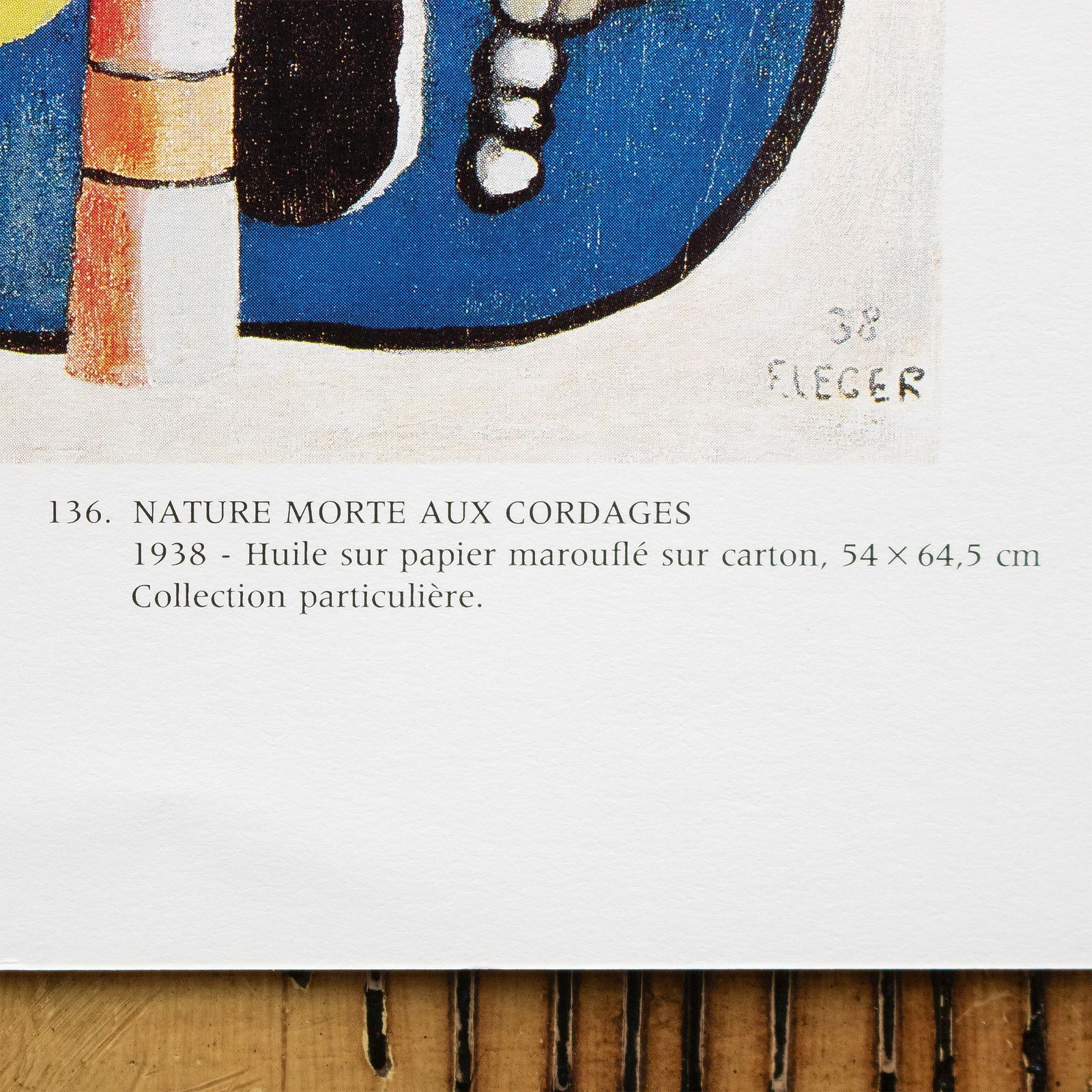 1990 After F. Leger "Composition" and "Still Life With Ropes", Full-Color Parisian Print - 7