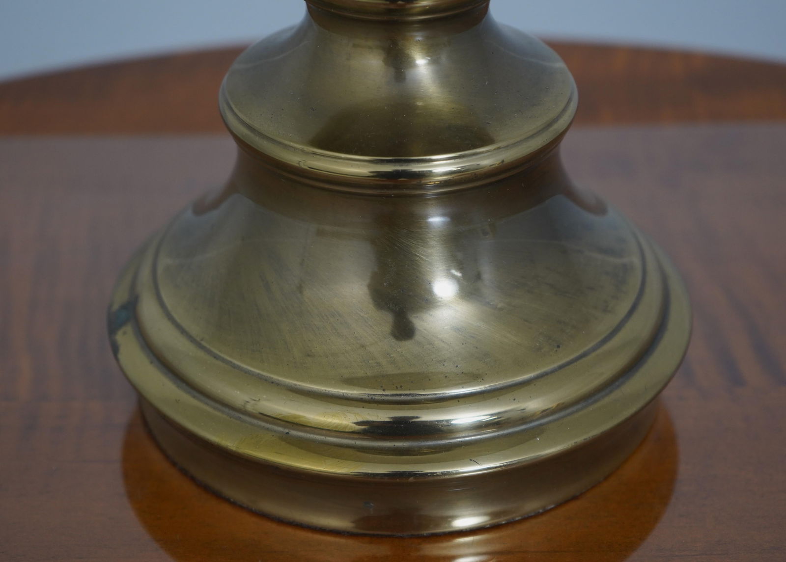 Stiffell Traditional Brass Table Lamp W. Shade - 6