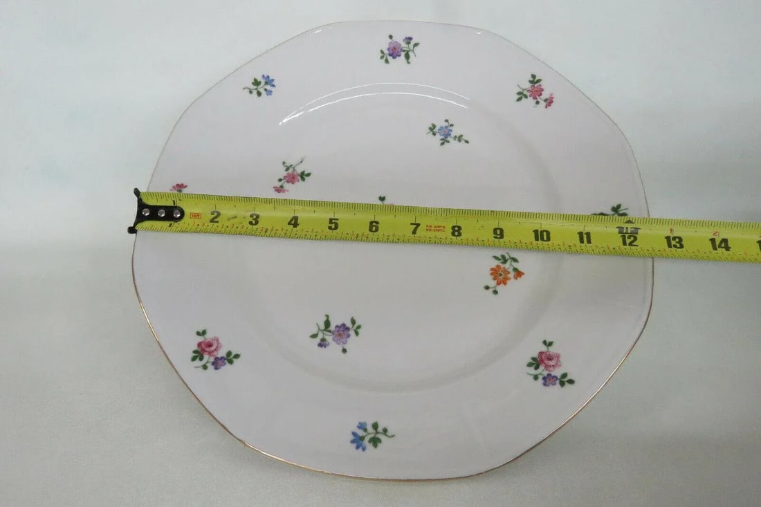 Mid 20th Century Zeh Scherzer Bavaria Floral German Porcelain Serving Plate - 2