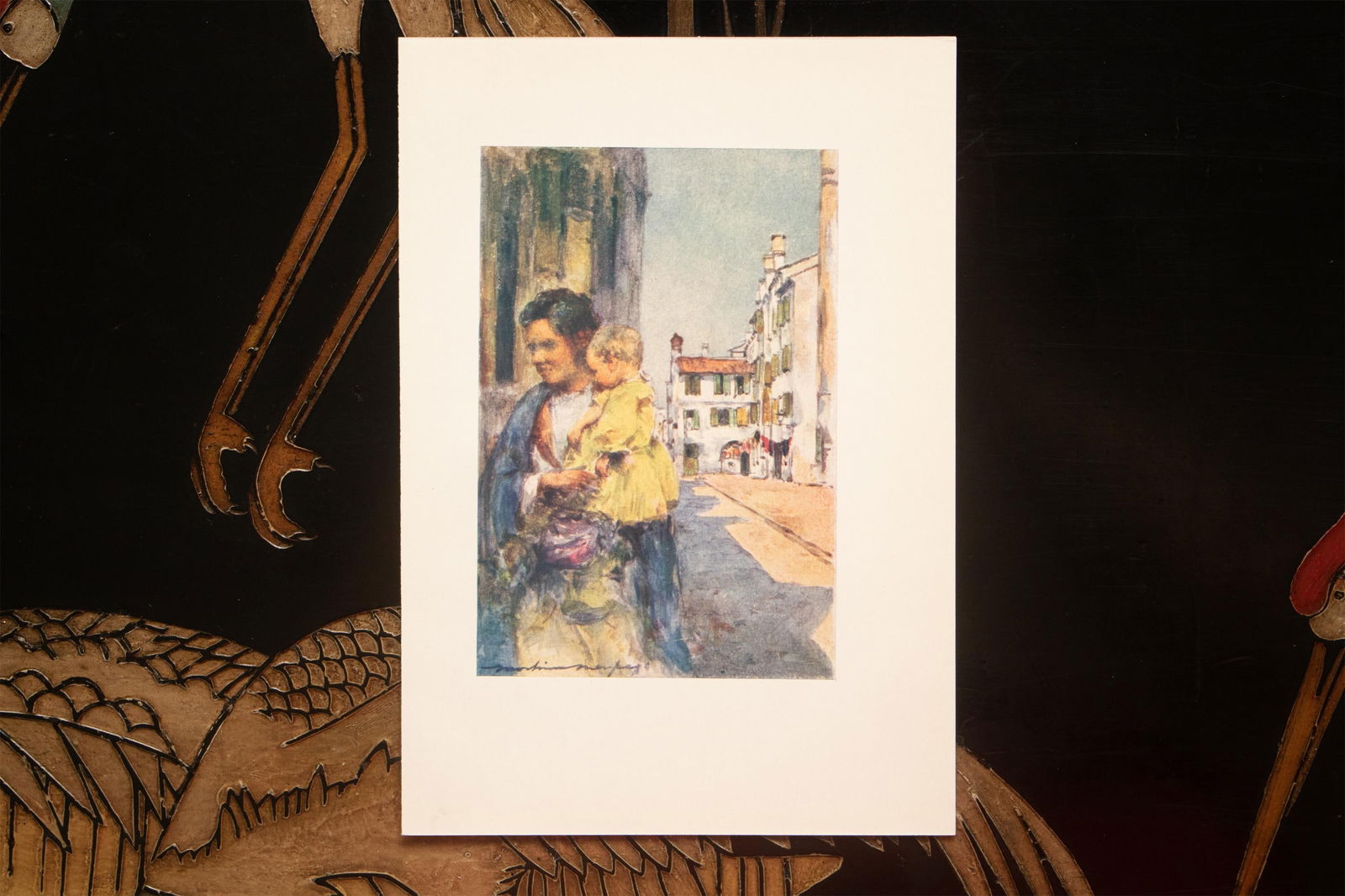 1912 Mortimer Menpes "Bambino", Original Full-Color Print of Venice - 4