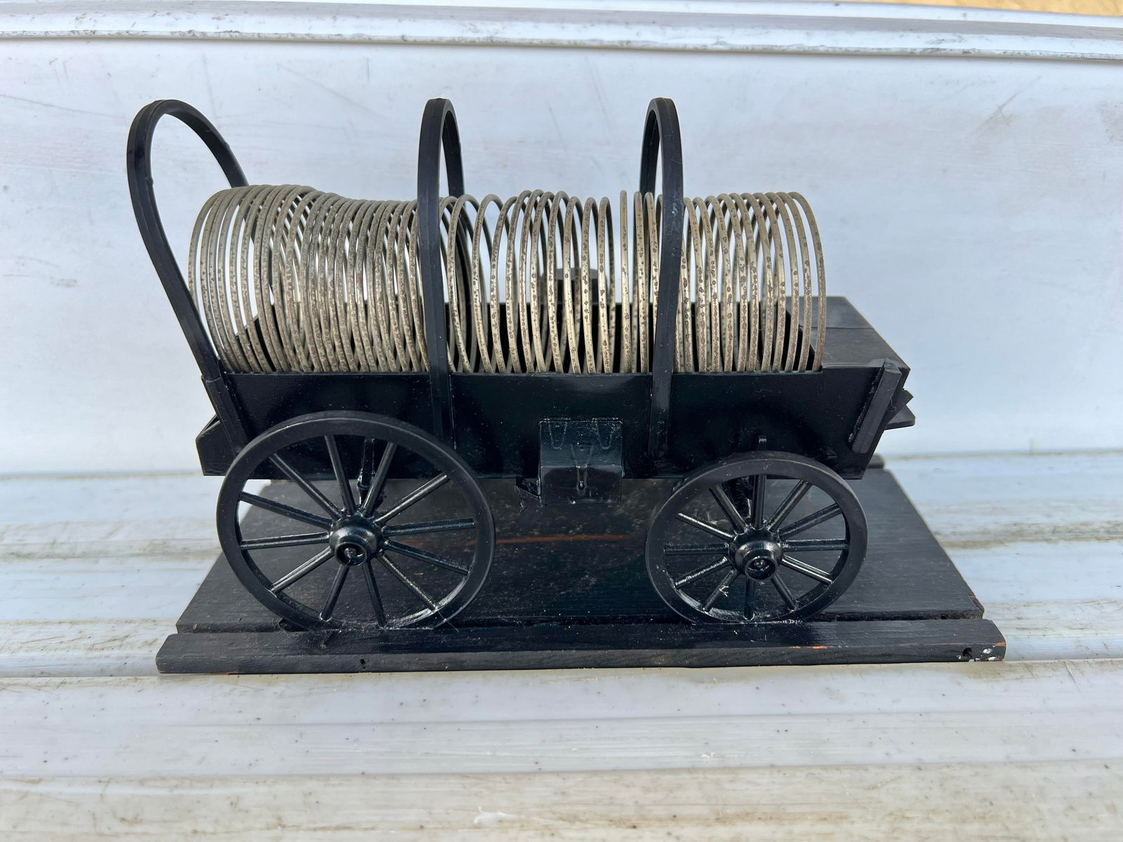 Mid Century Mail Holder for Desk - 5