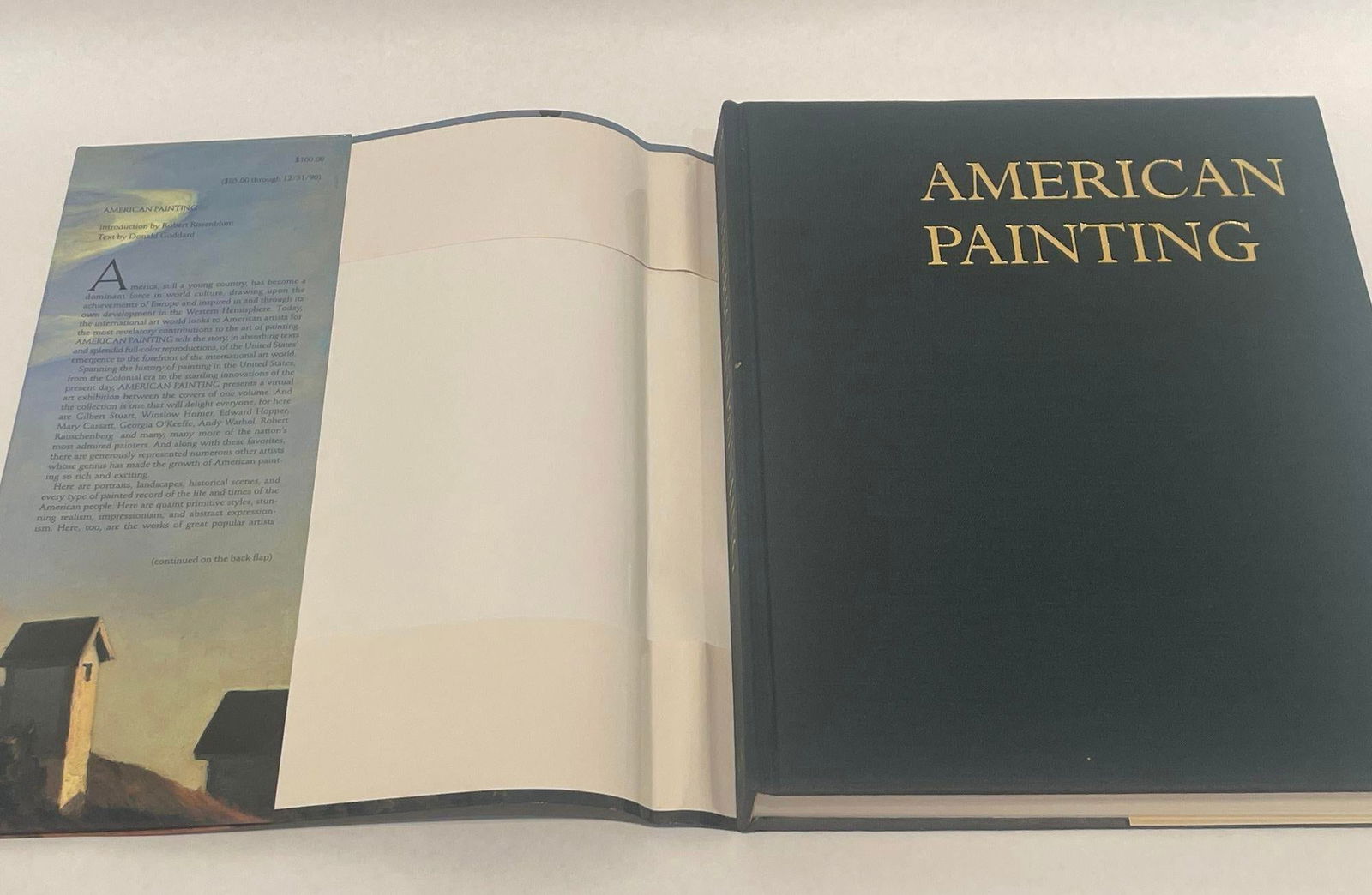American Painting by Donald Goddard Hardcover Book 1990 - 5
