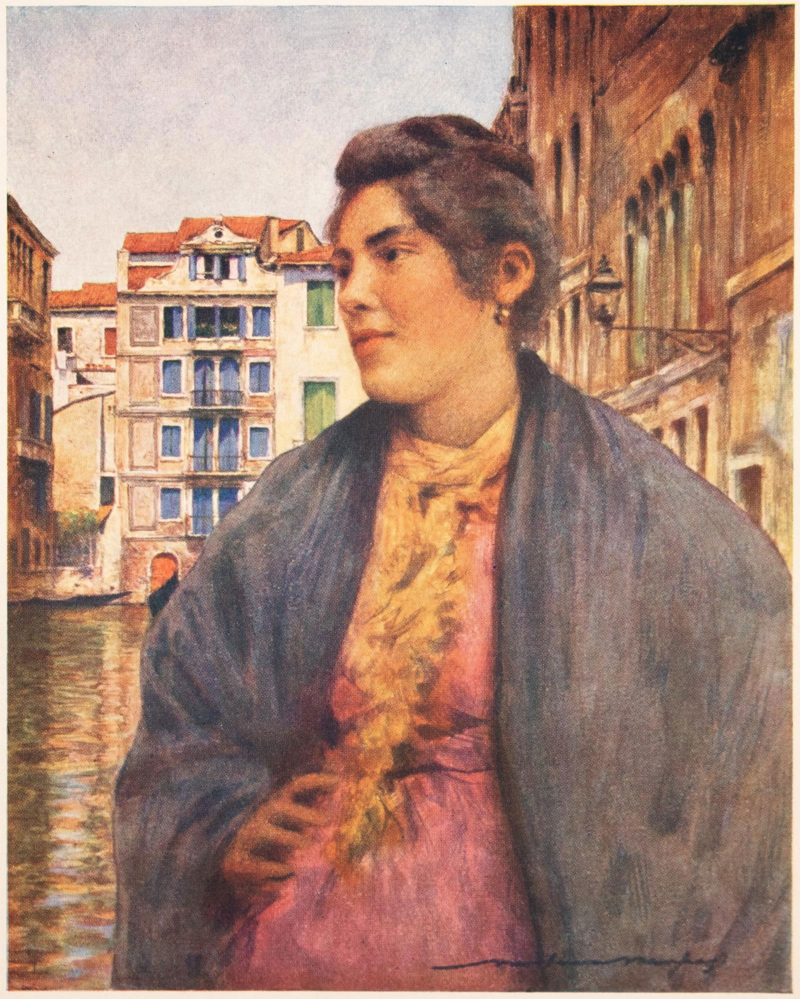 1912 Mortimer Menpes "A Woman of the People", Original Full-Color Print of Venice - 2