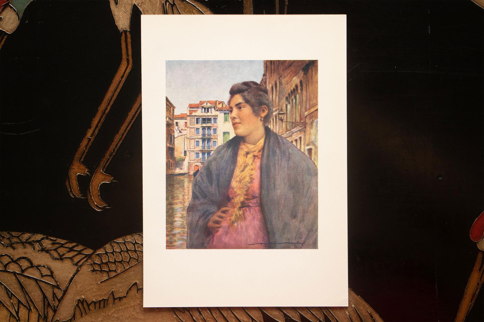 1912 Mortimer Menpes "A Woman of the People", Original Full-Color Print of Venice - 4