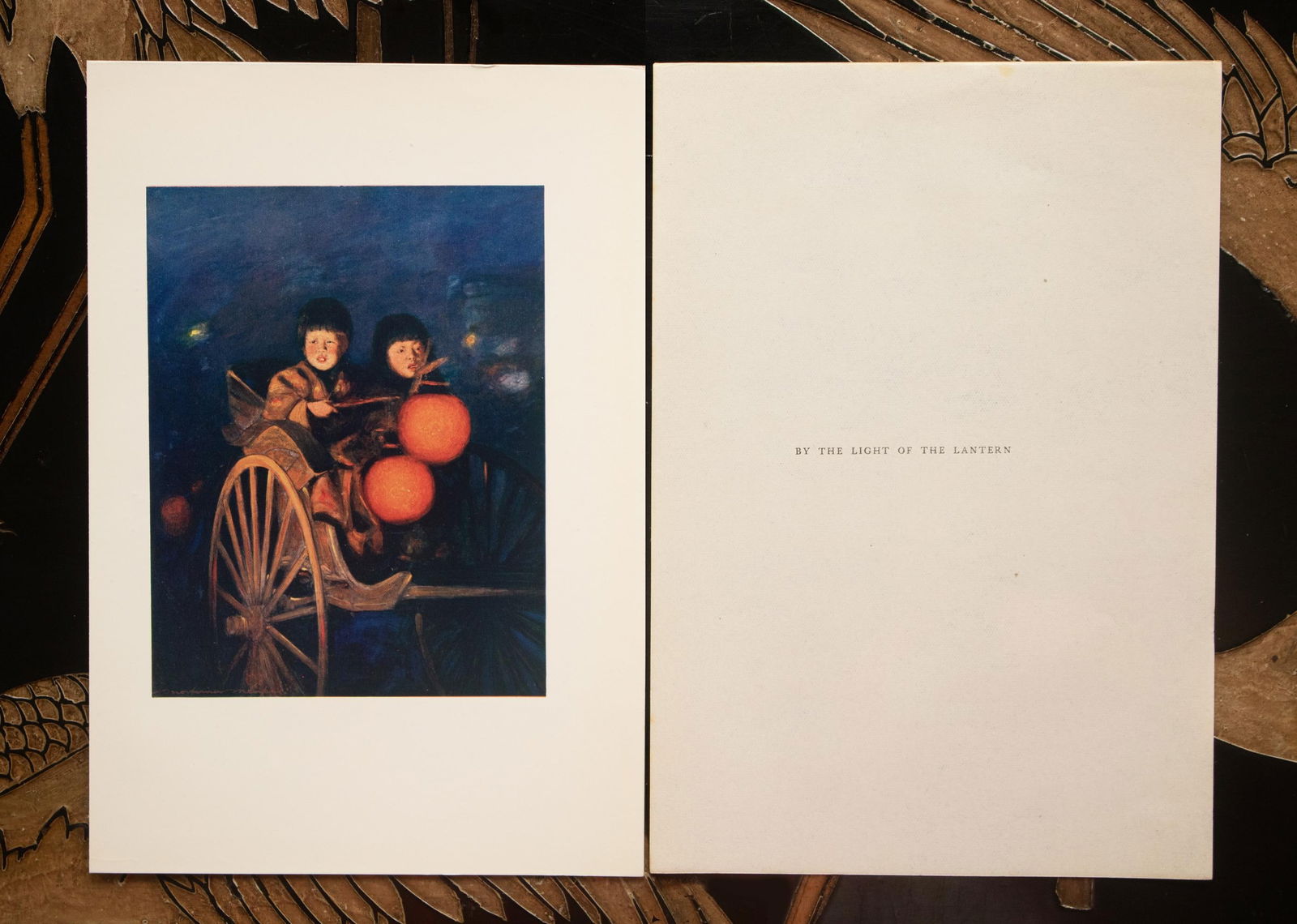 1901 Mortimer Menpes, "By the Light of the Lantern" Original Period Antique Print of Japan From Lond - 5