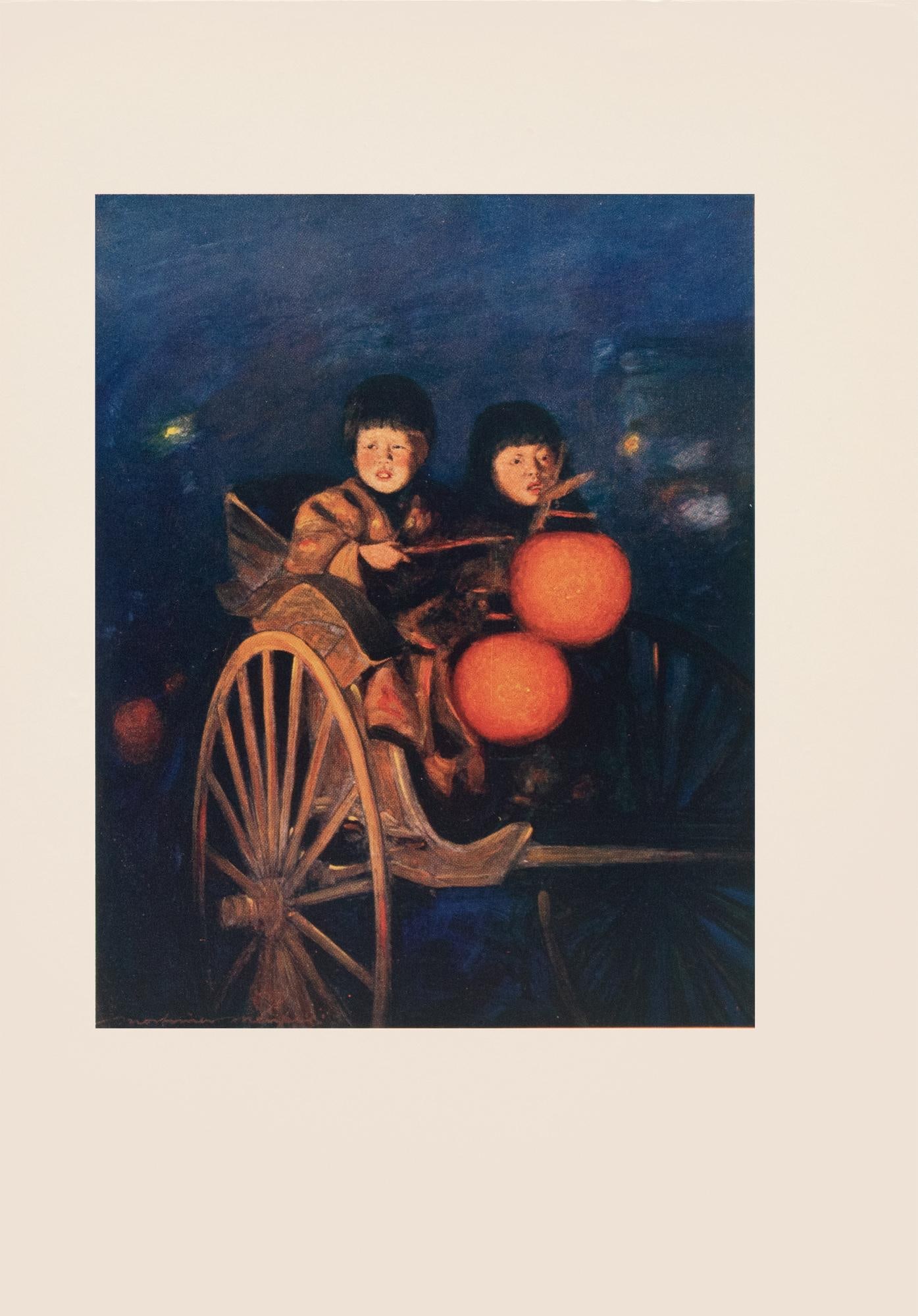 1901 Mortimer Menpes, "By the Light of the Lantern" Original Period Antique Print of Japan From Lond - 7