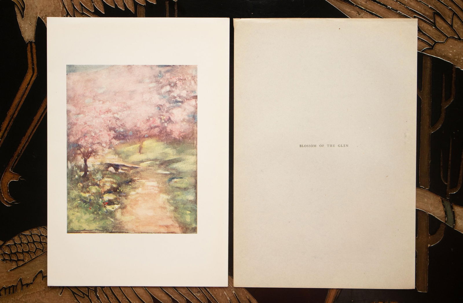 1901 Mortimer Menpes, "Blossom of the Glen" Original Period Antique Print of Japan From London - 5