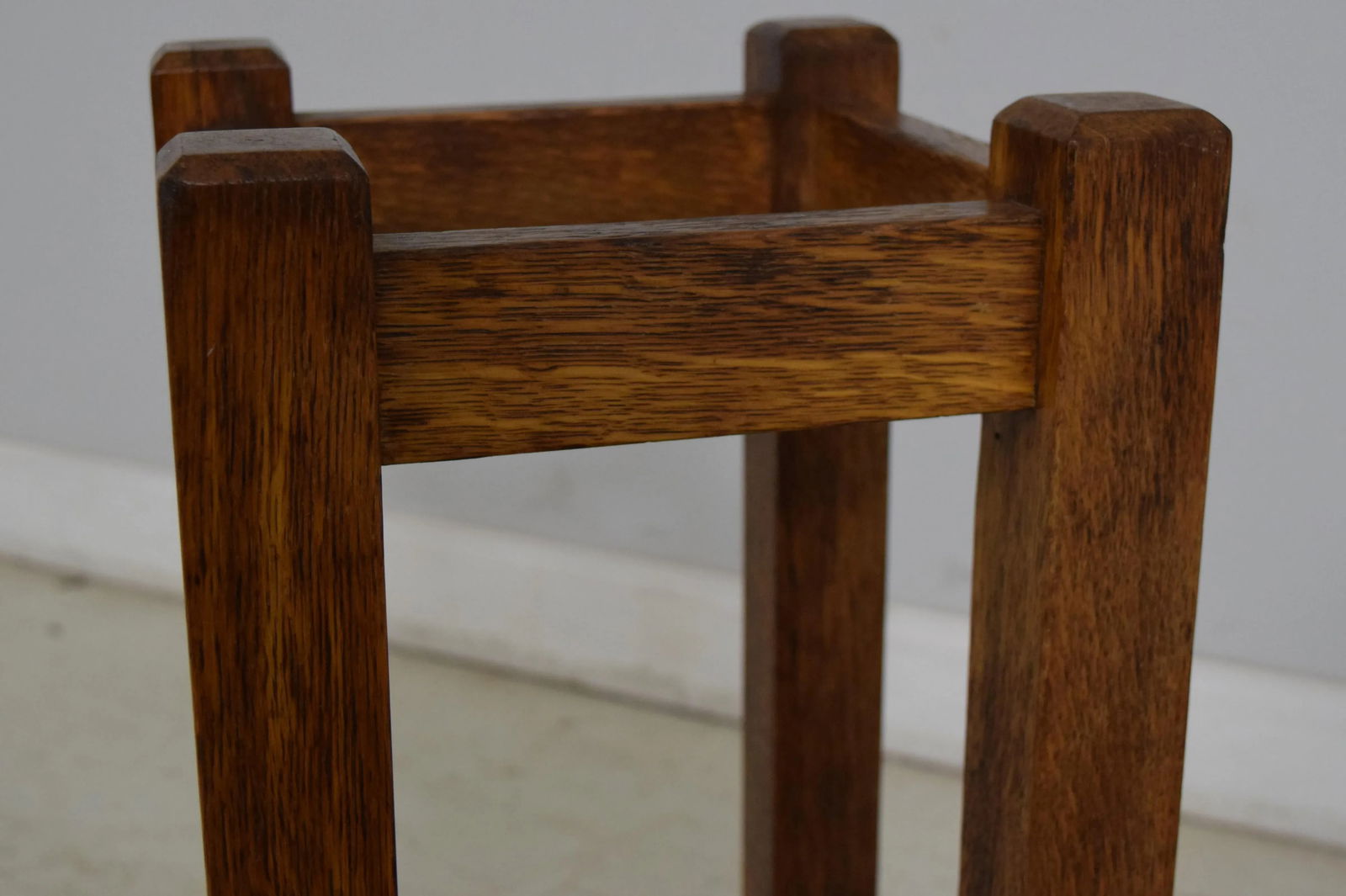 Vintage Mission Oak Possibly Stickley Umbrella Stand - 3