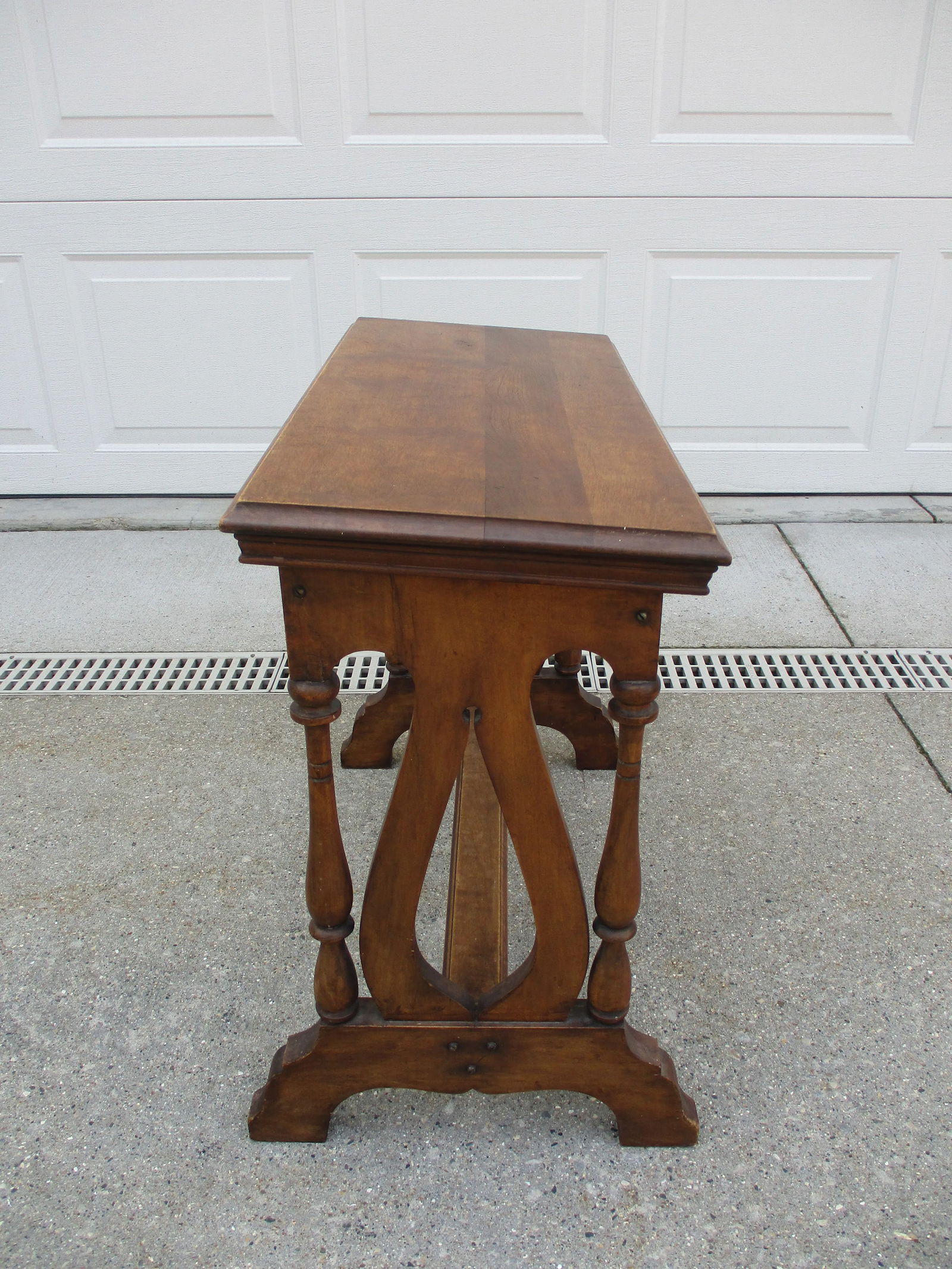 Antique Library Book or Music Stand -Side Table - 8