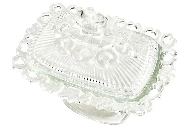 Loop Rim Glass Pedestal Box - 4