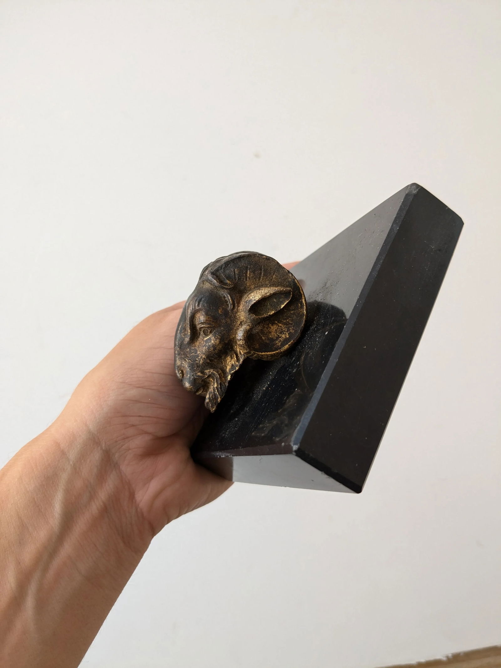 Rare Bronze Ram Helmet Ornament "“ Wwi Verdun Battle Commemorative - 7