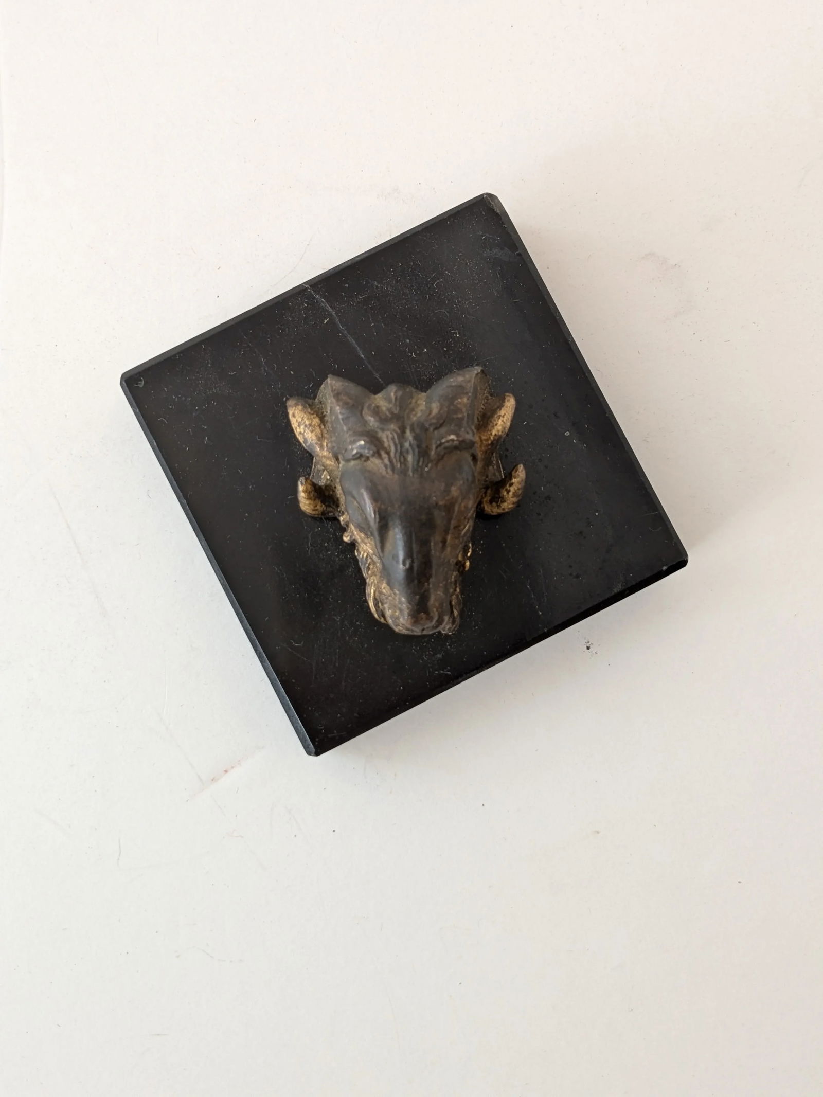 Rare Bronze Ram Helmet Ornament "“ Wwi Verdun Battle Commemorative - 8