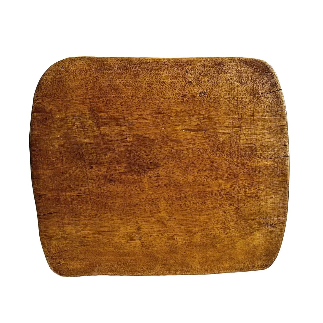 Small Vintage Nupe Wood Stool - 4