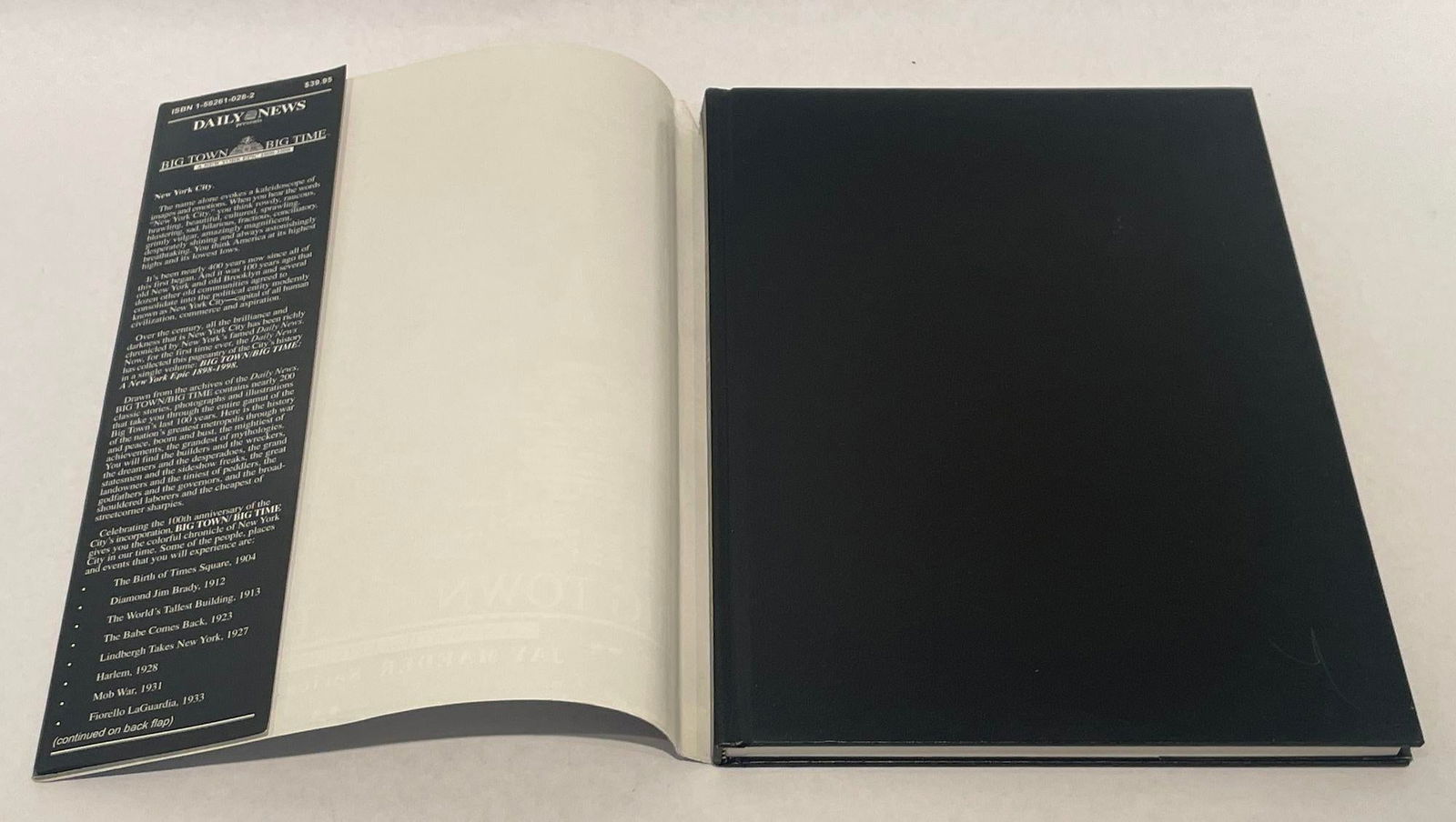 Big Town Big Time Hardcover by Daily News Books the New York Daily News 1999 - 4