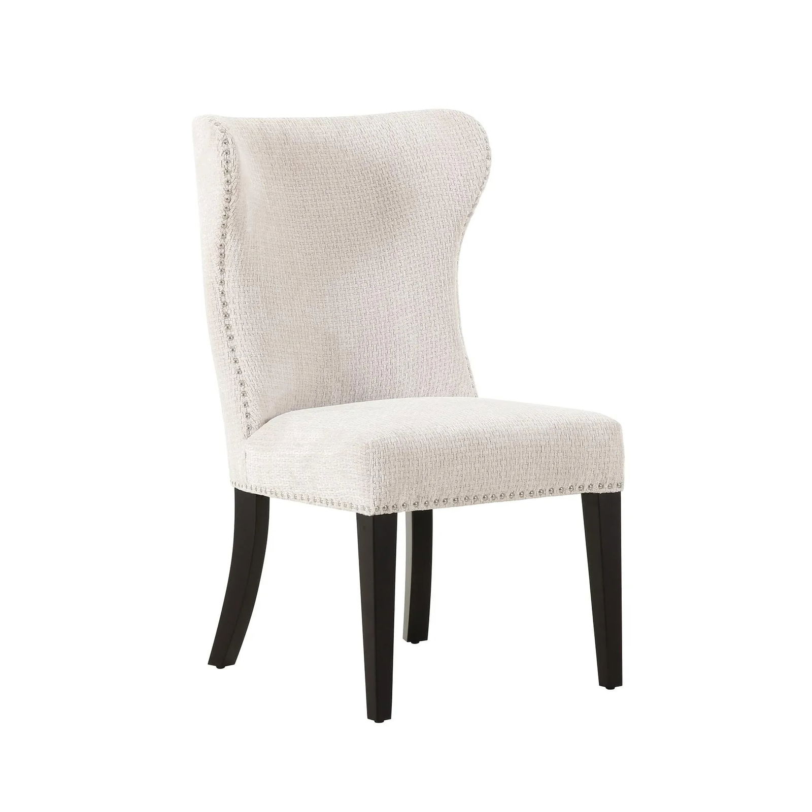 Pasargad Home Elara Design Dining Chairs, Ivory - Set of 2 - 2