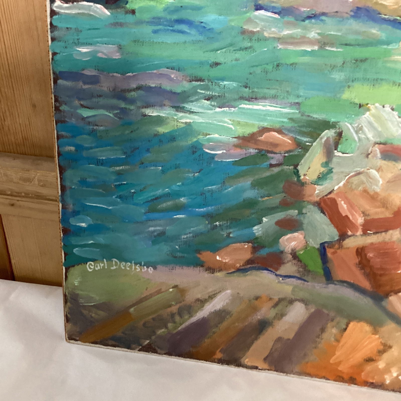 Scenic Water Painting by Carl Deelsbo - 7