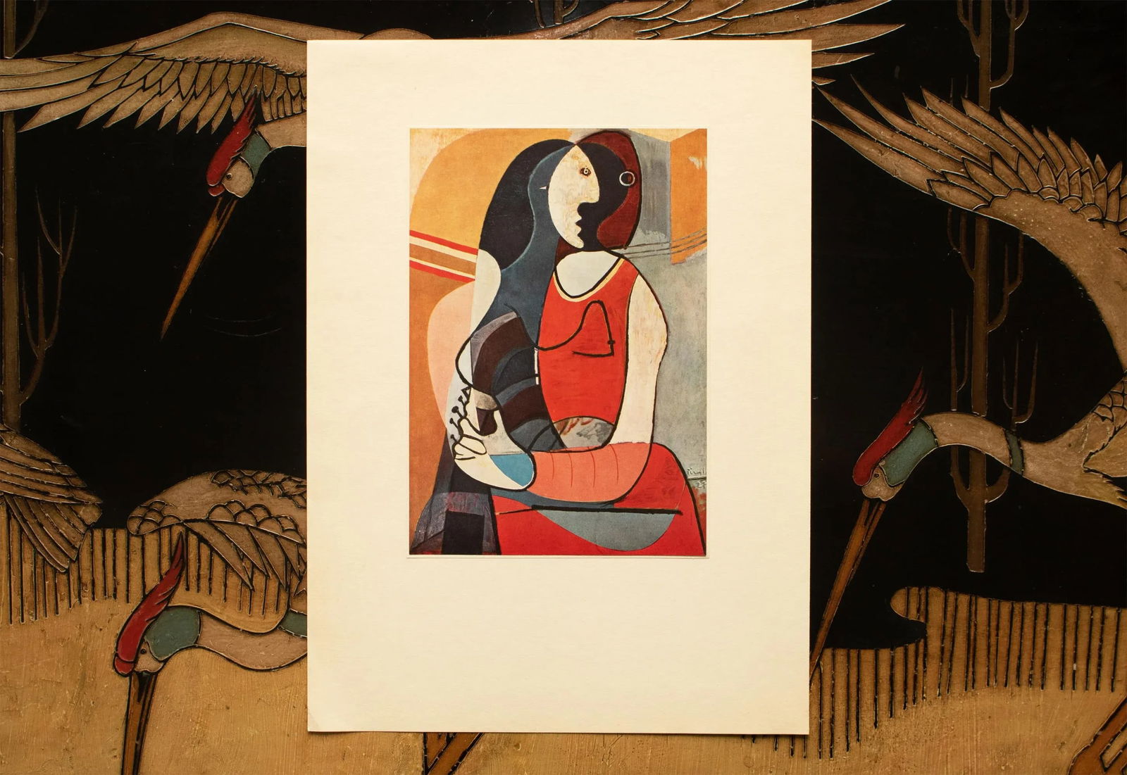 1960s After Pablo Picasso, "Seated Woman" Period Full-Color Print - 6
