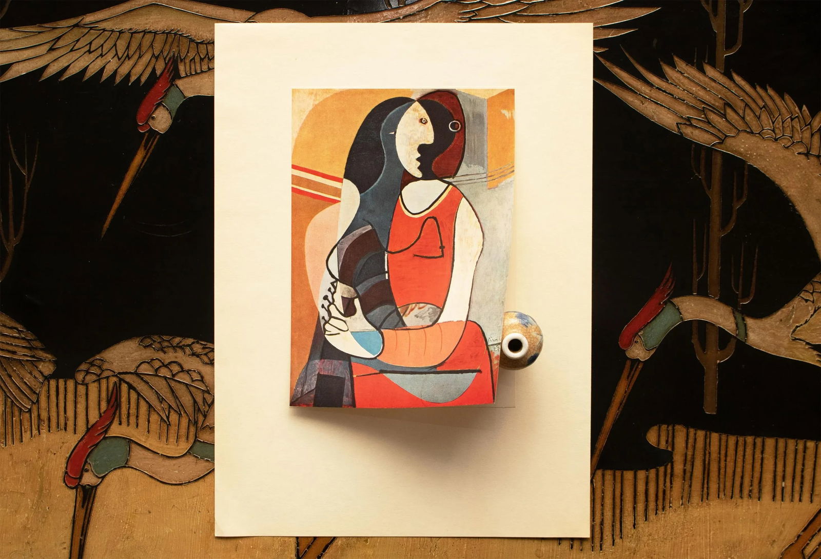 1960s After Pablo Picasso, "Seated Woman" Period Full-Color Print - 7