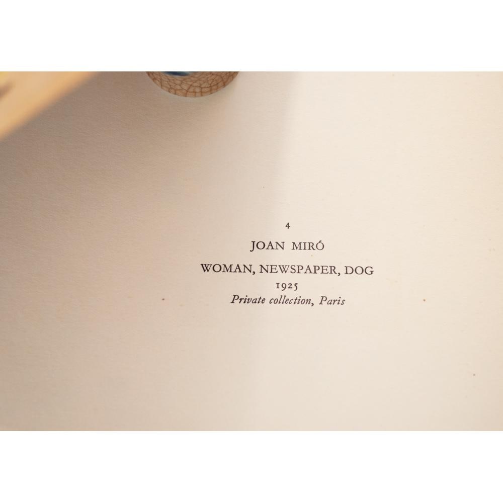 1940s After Joan MirÃ³, "Woman, Journal, Dog" First Edition Period Swiss Offset Lithograph - 4