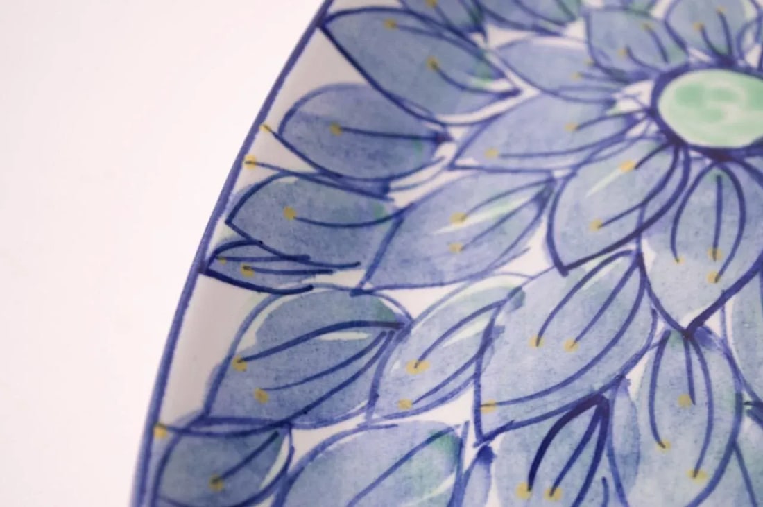 Beth Breyen for Royal Copenhagen Fajance Porcelain "Floral" Dish - 5