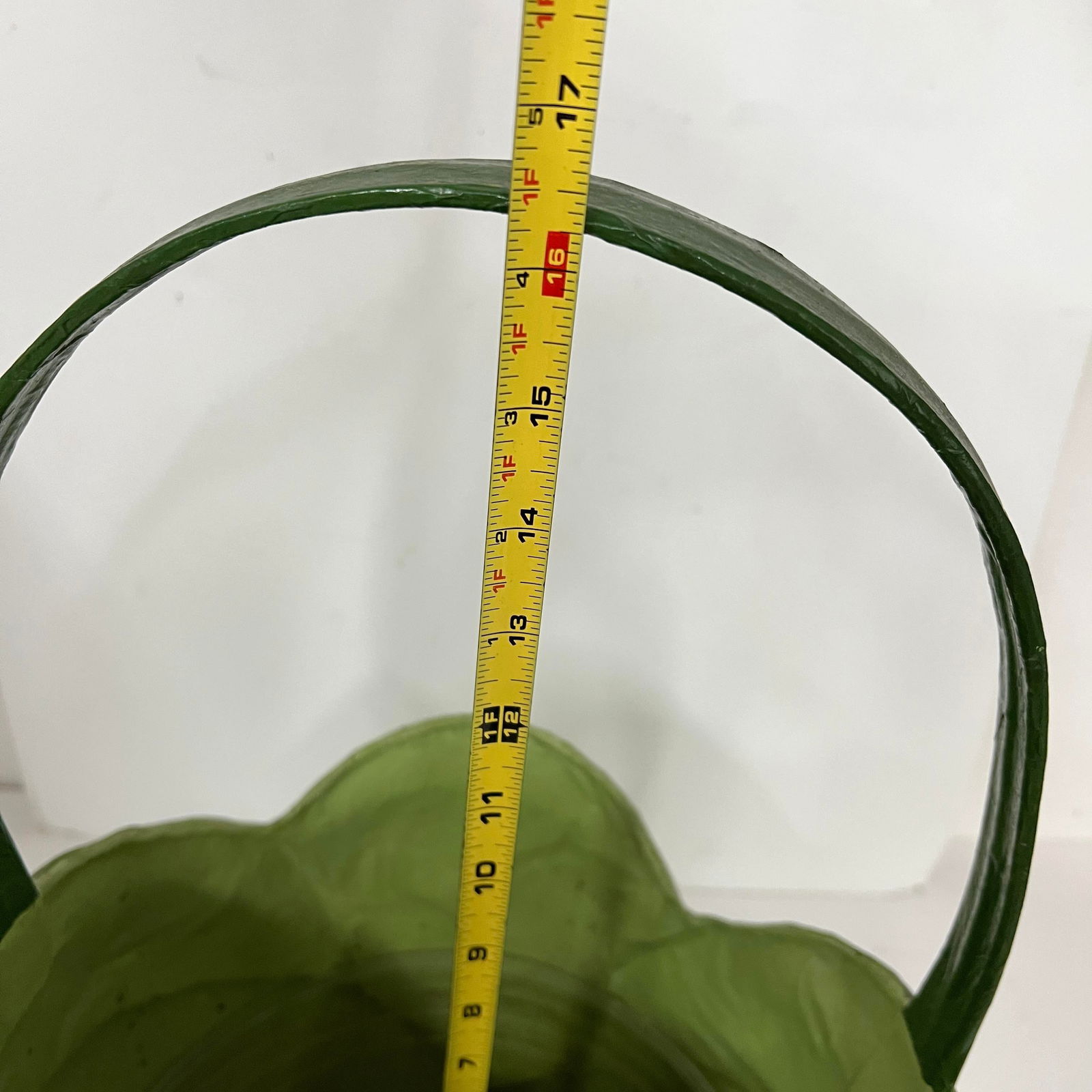 Vintage Handcrafted Cottage Core Paper Mache Cabbage Cachepot - 6