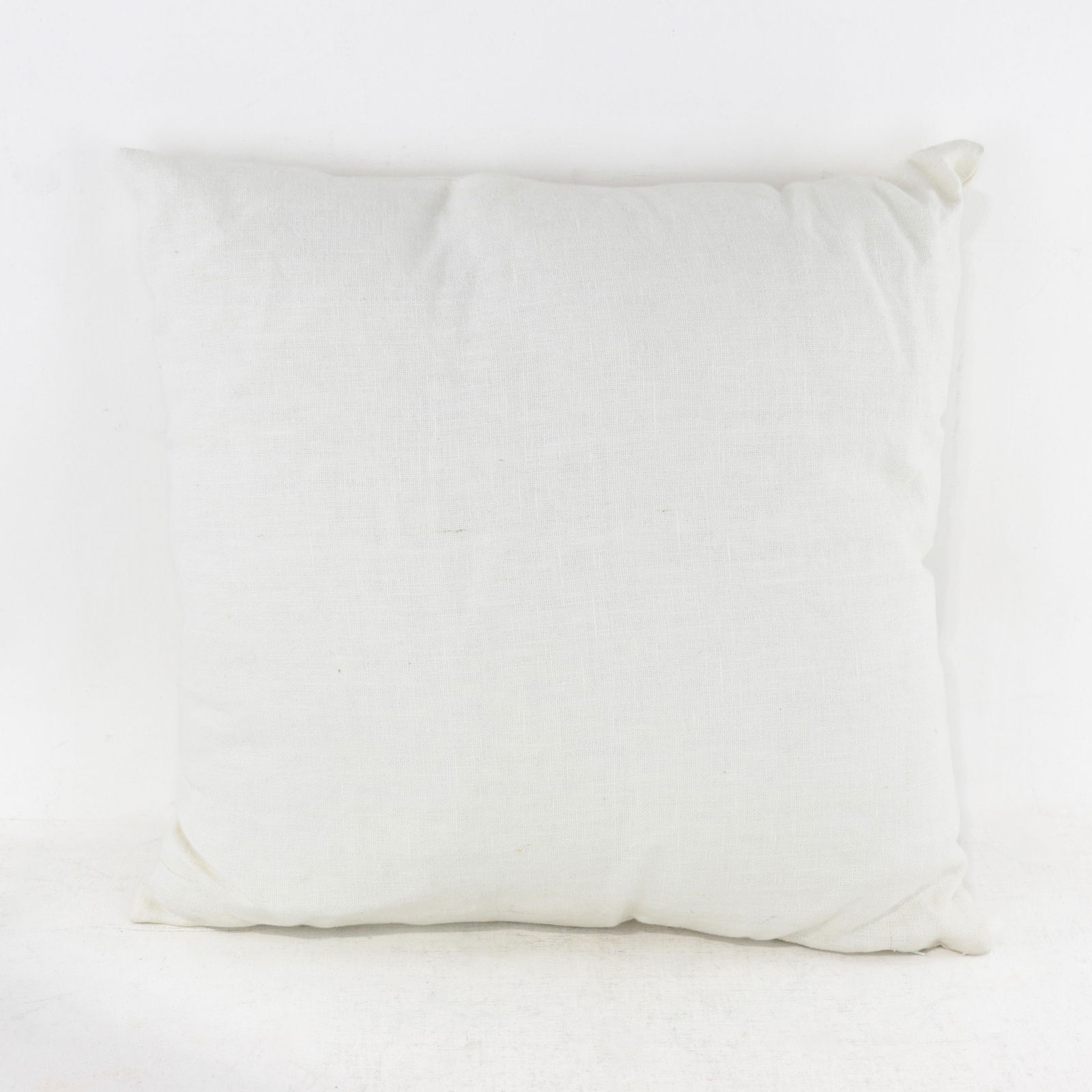 Floral and Bird Print Pillow in Neutral and Blue Accents - 3