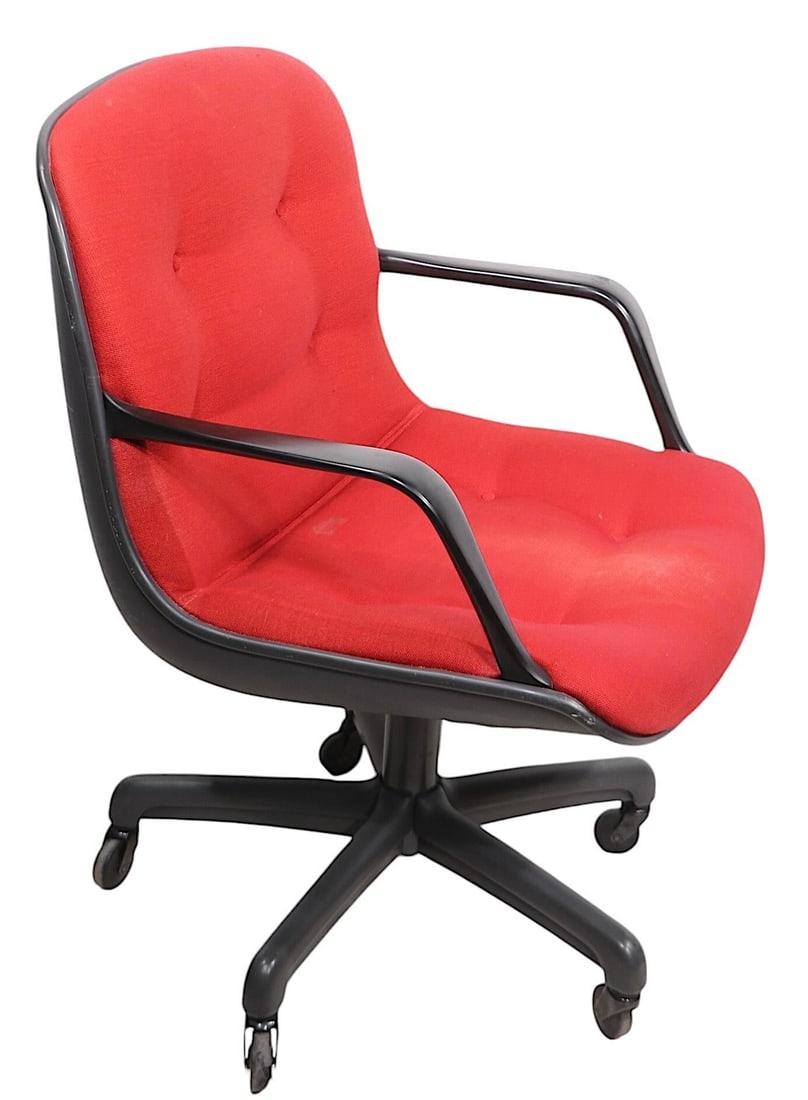 1970s Post Modern Steelcase Swivel Tilt Office Chair - 10