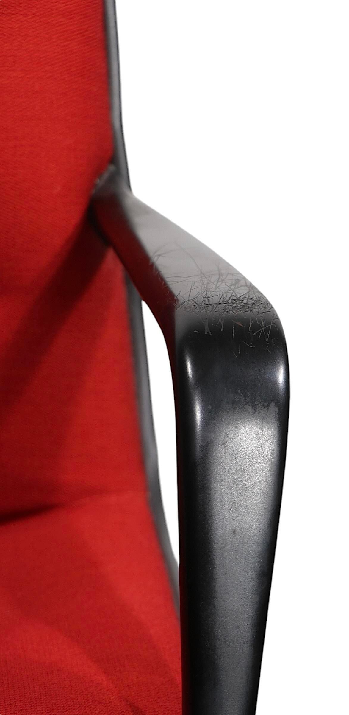 1970s Post Modern Steelcase Swivel Tilt Office Chair - 6