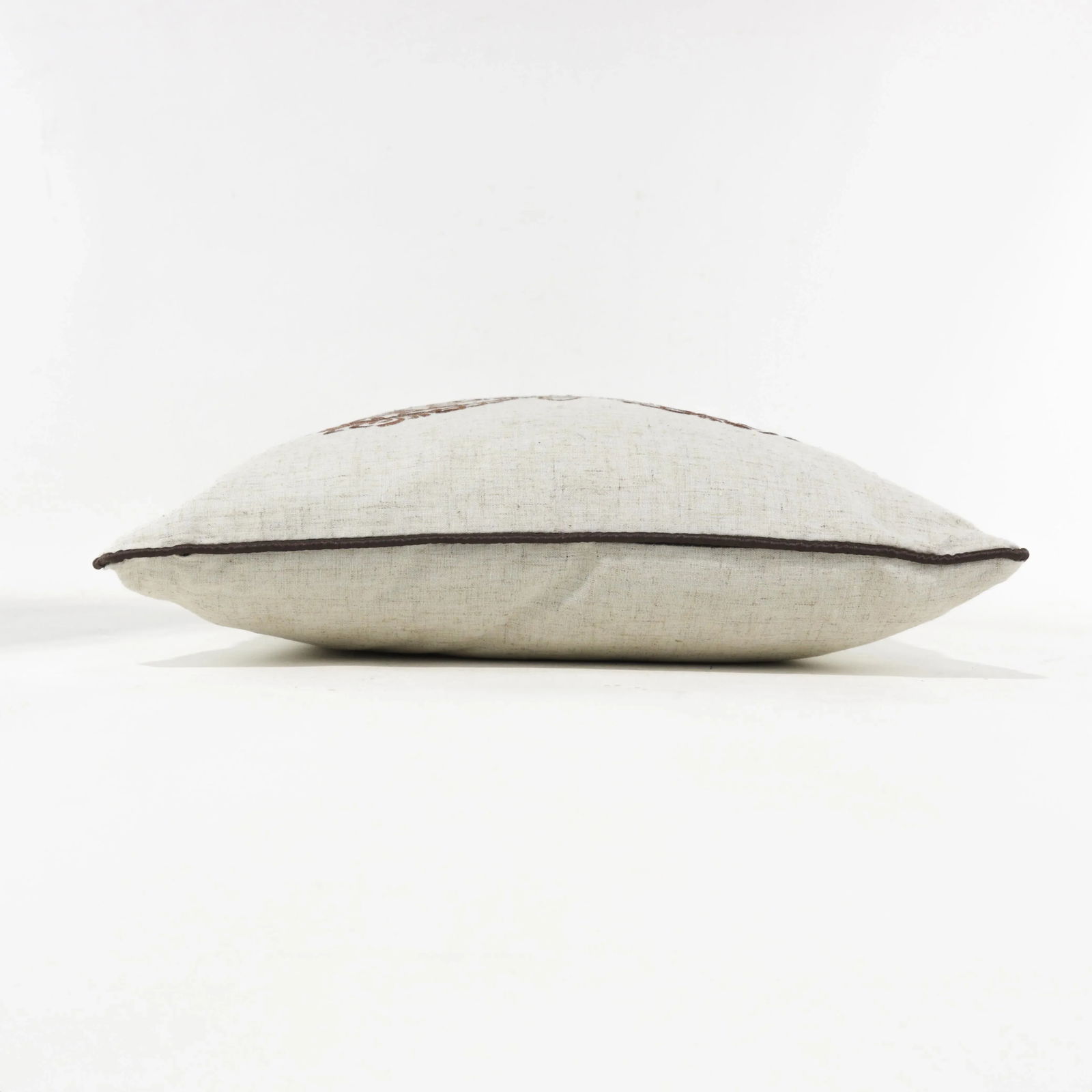 Elegant Embroidered Butterfly and Floral Pillow - 2