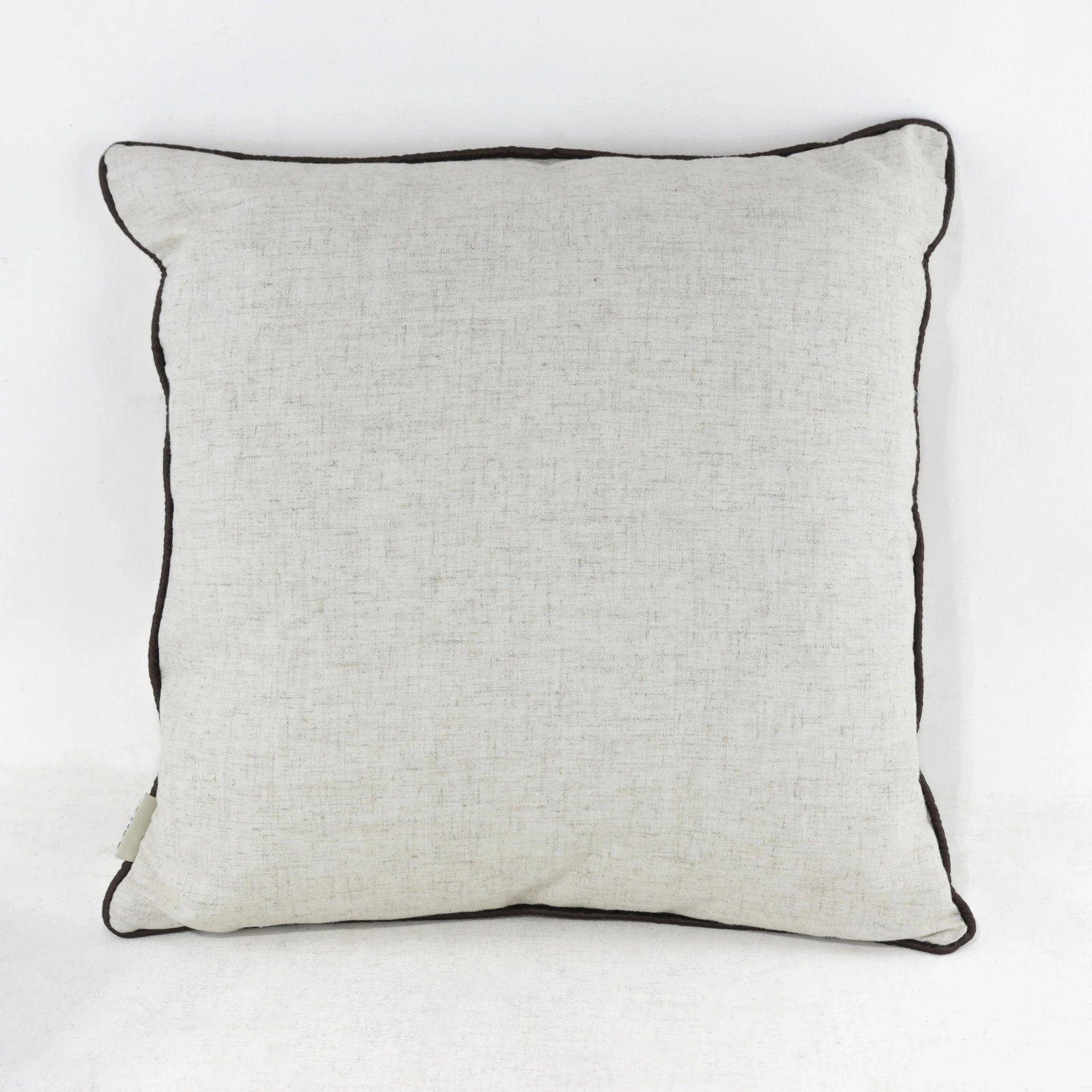 Elegant Embroidered Butterfly and Floral Pillow - 3