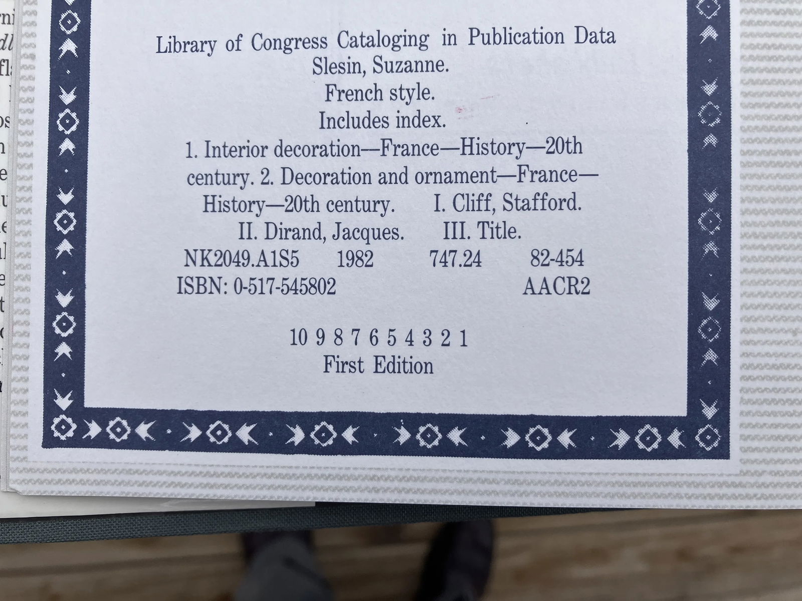 1982 French Style - City & Country Houses Book, First Edition - 5