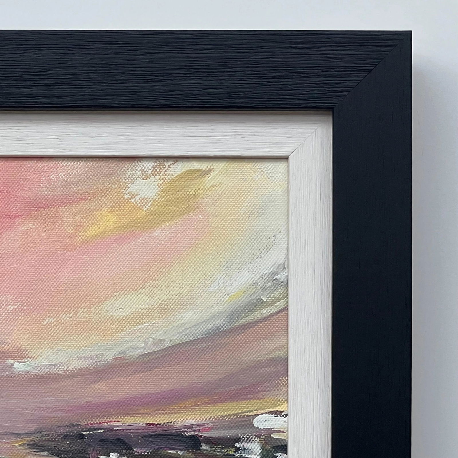 Abstract Landscape Seascape Painting With Pastel Shades by Contemporary Artist - 5