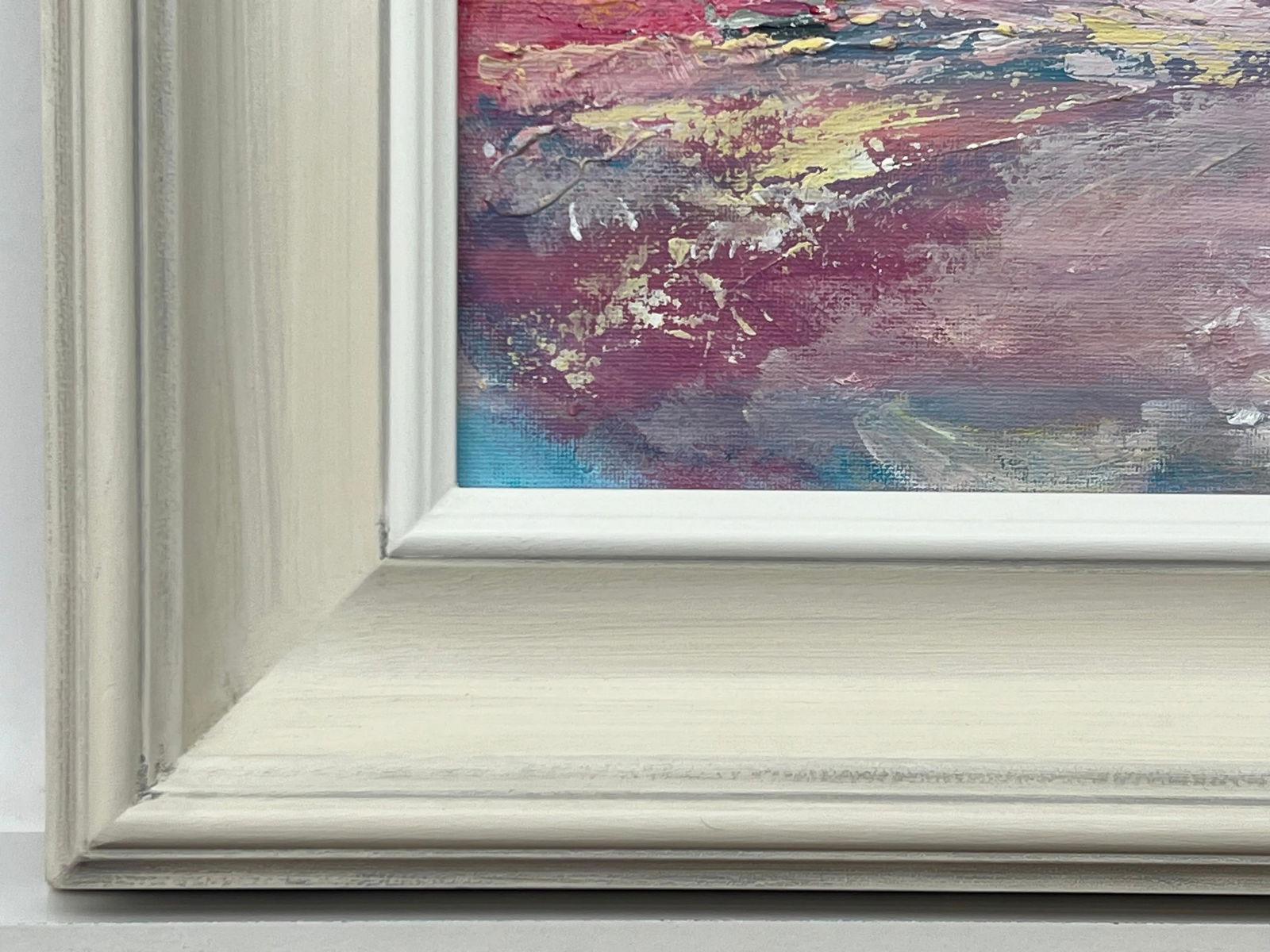 Radiant Dawn - Vibrant Abstract Sea Landscape Painting - Unique Original Art by British Contemporary - 6