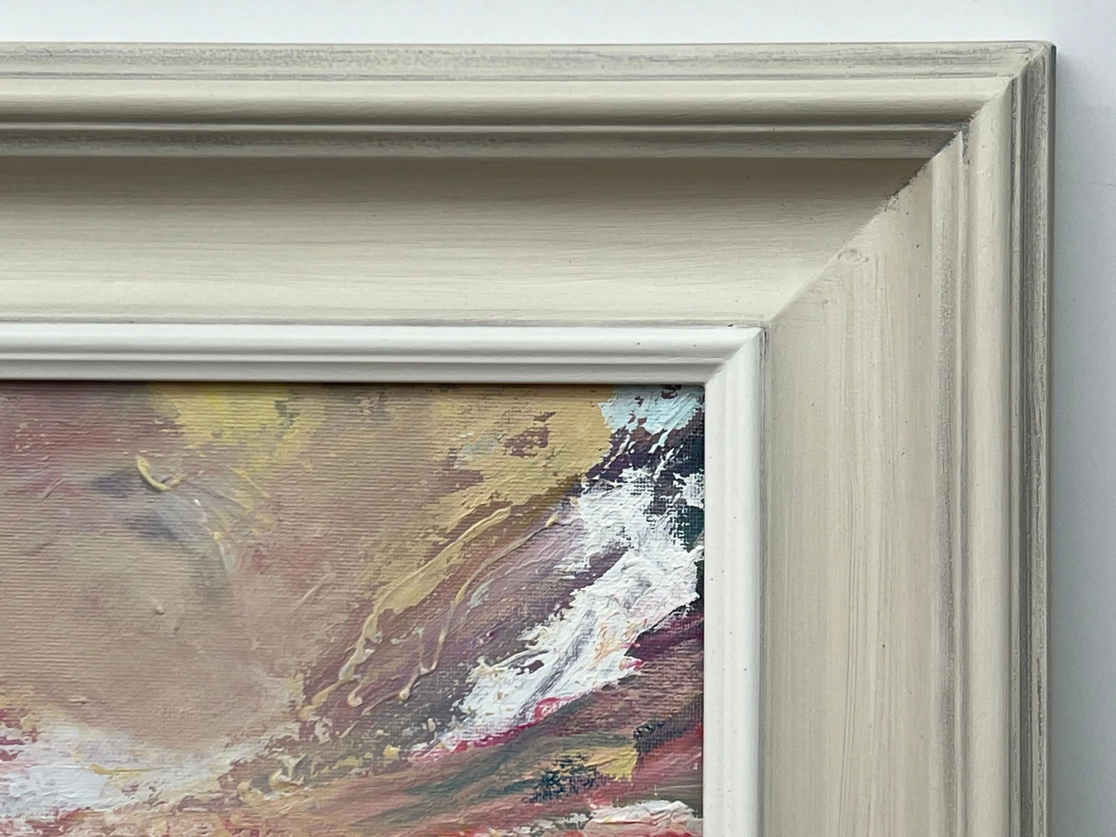 Radiant Dawn - Vibrant Abstract Sea Landscape Painting - Unique Original Art by British Contemporary - 8