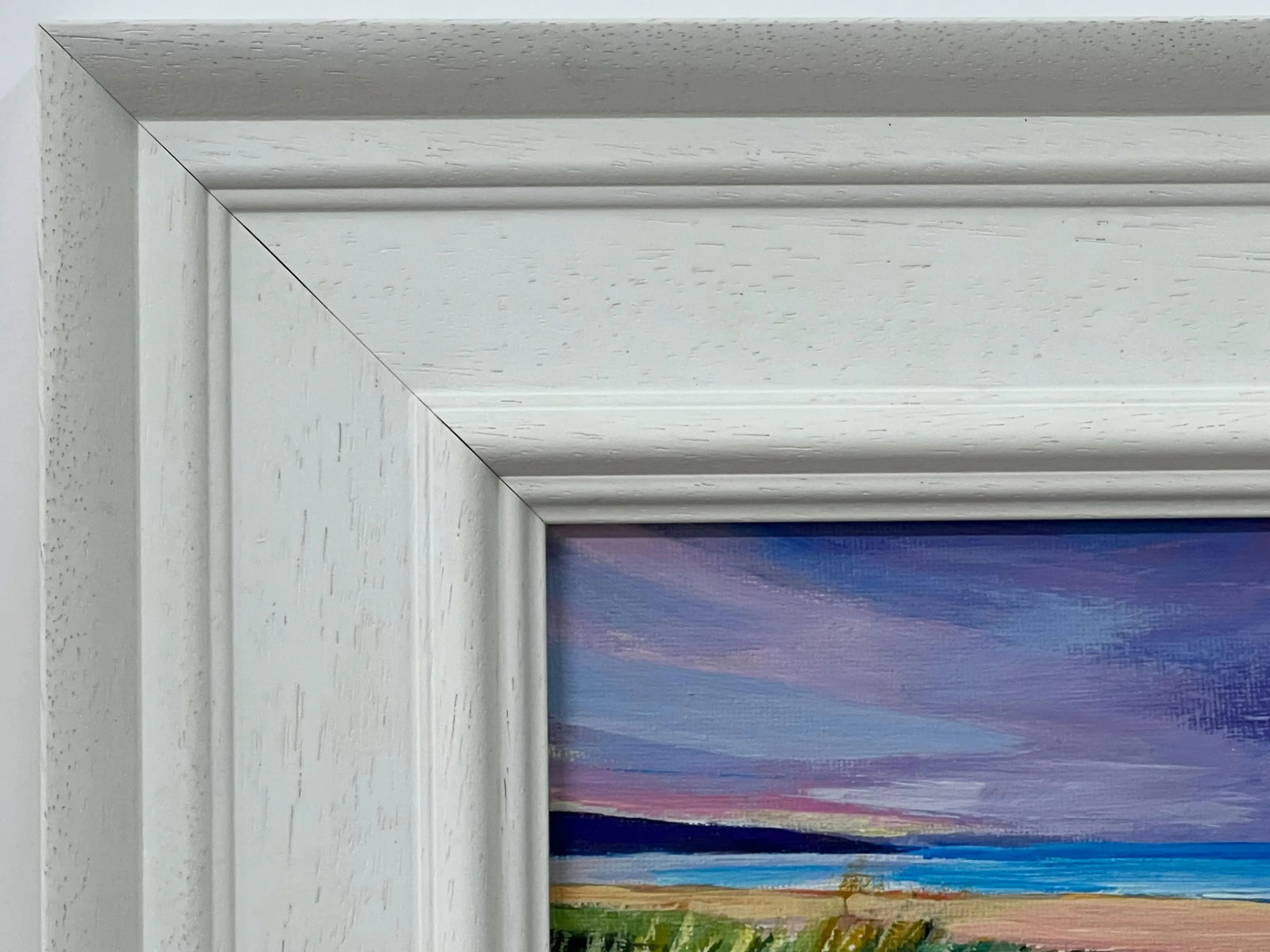 Miniature Beach Landscape of East Coast of Scottish Highlands by British Artist, 2022 - 8