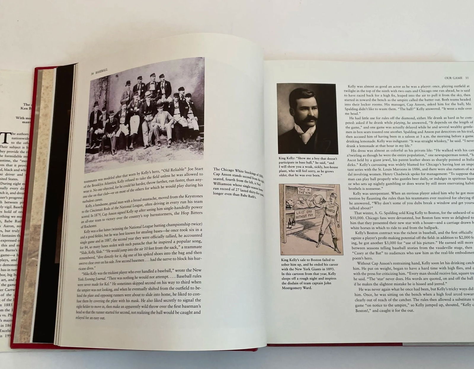 Baseball an Illustrated History Book by Geoffrey C. Ward Hardcover - 8