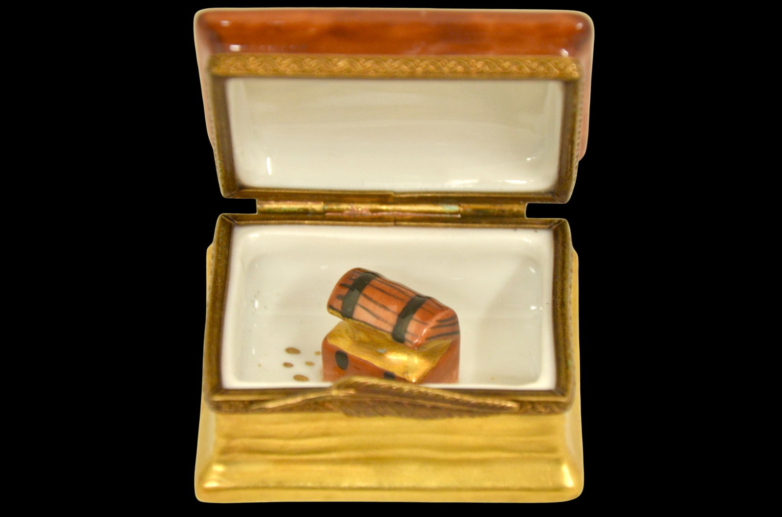 Limoges Treasure Island Book Accent Box - 3