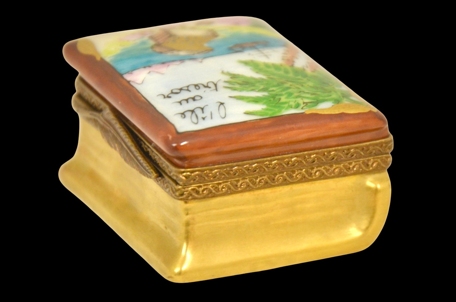 Limoges Treasure Island Book Accent Box - 4
