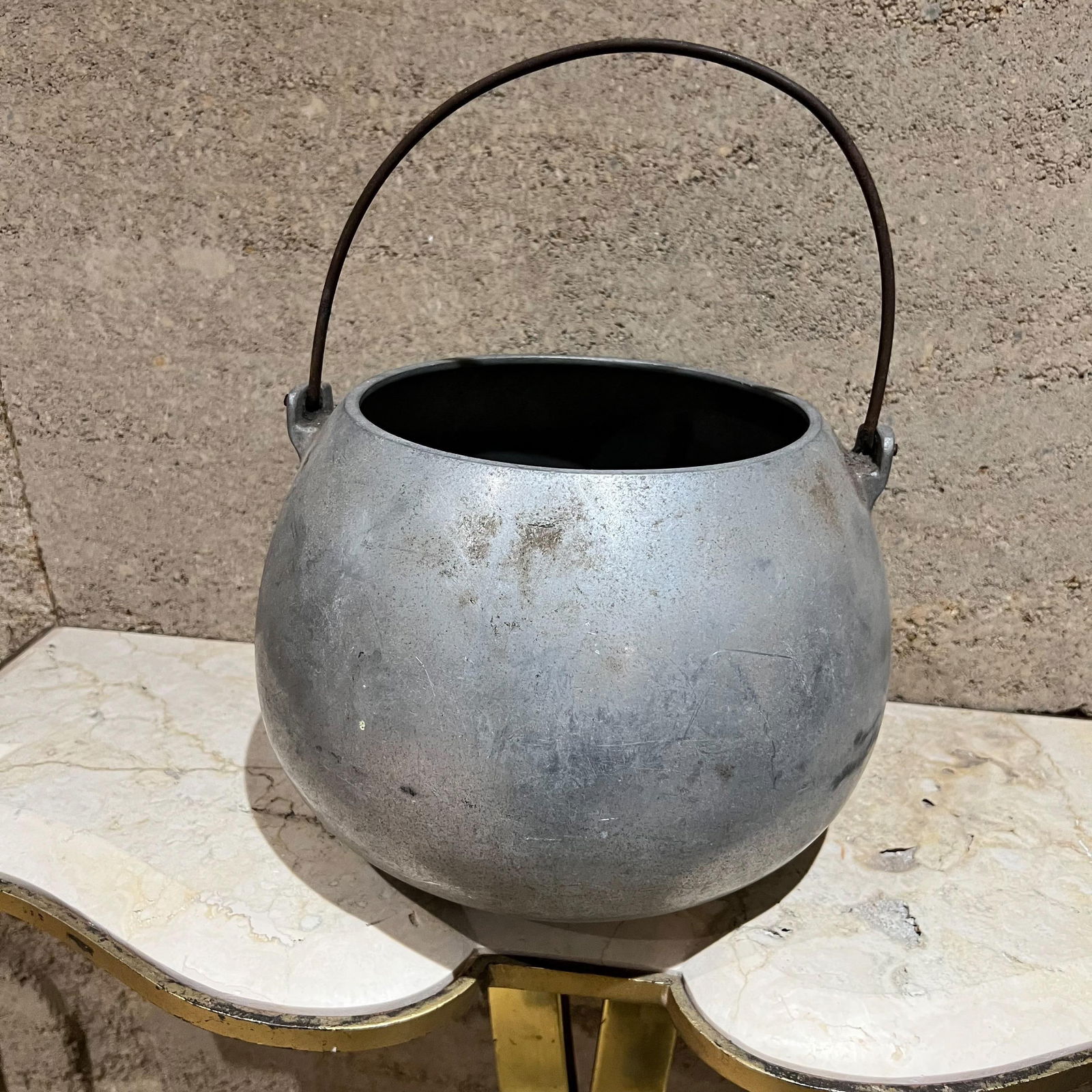 Antique Cooking Pot Cauldron Kettle Wolverine Cast Aluminum Mid-Century - 8