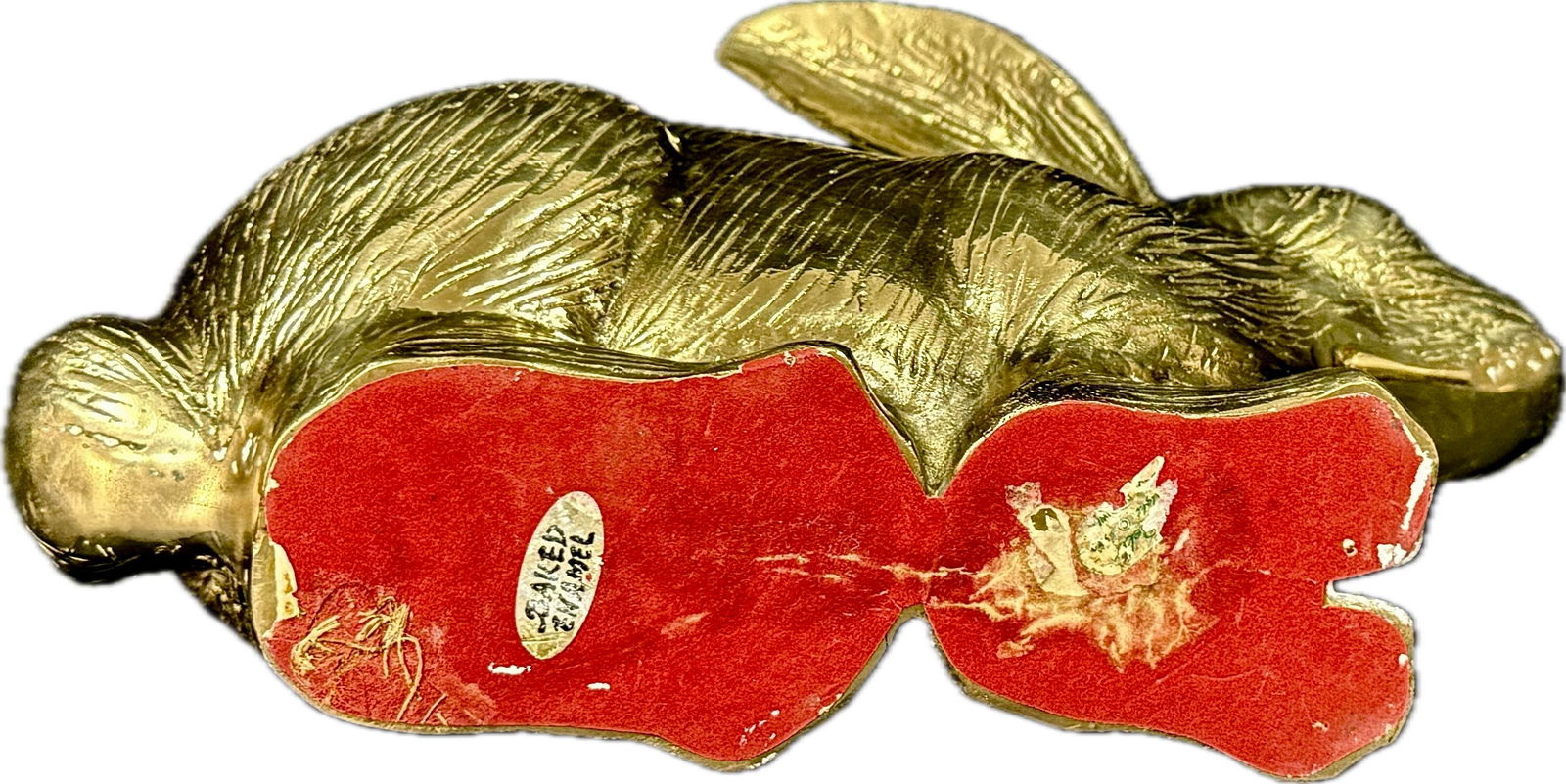 Pair of Vintage Large Brass Long Eared Bunny Rabbits - 8