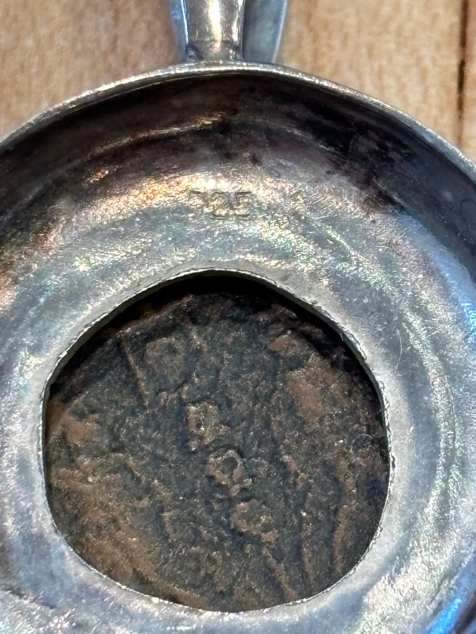 Antique Pendant With Coin of Emporer Constantine II W Sterling Silver - 4