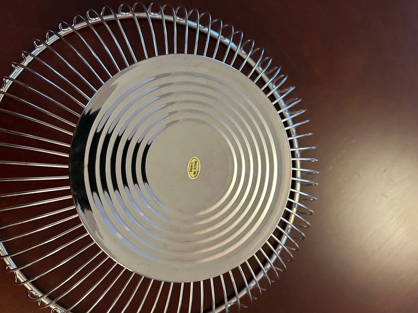 Vintage Silver Plated Wire Fruit Basket - 7