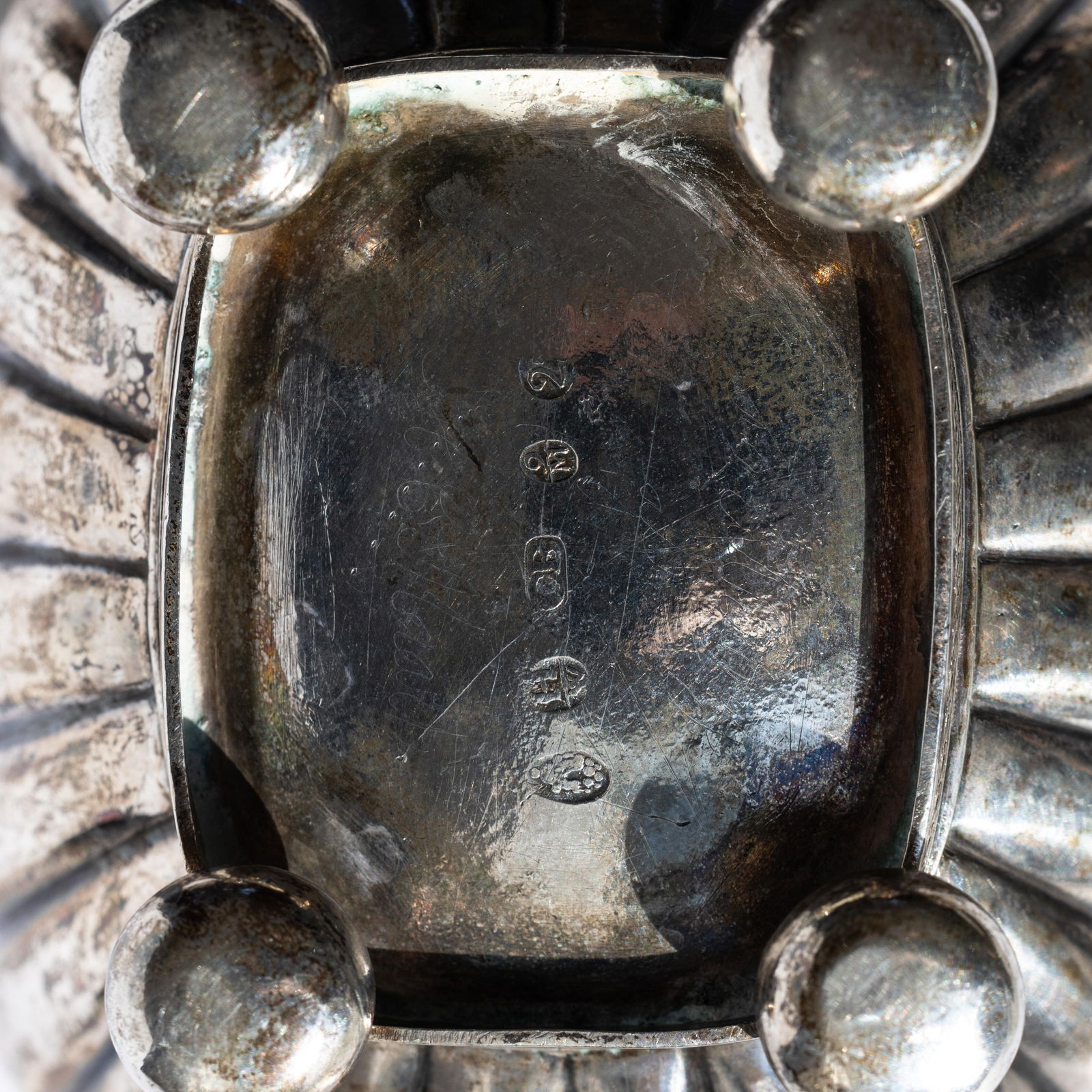 1940s Sterling Silver Water Pitcher With Foundry Marks - 3