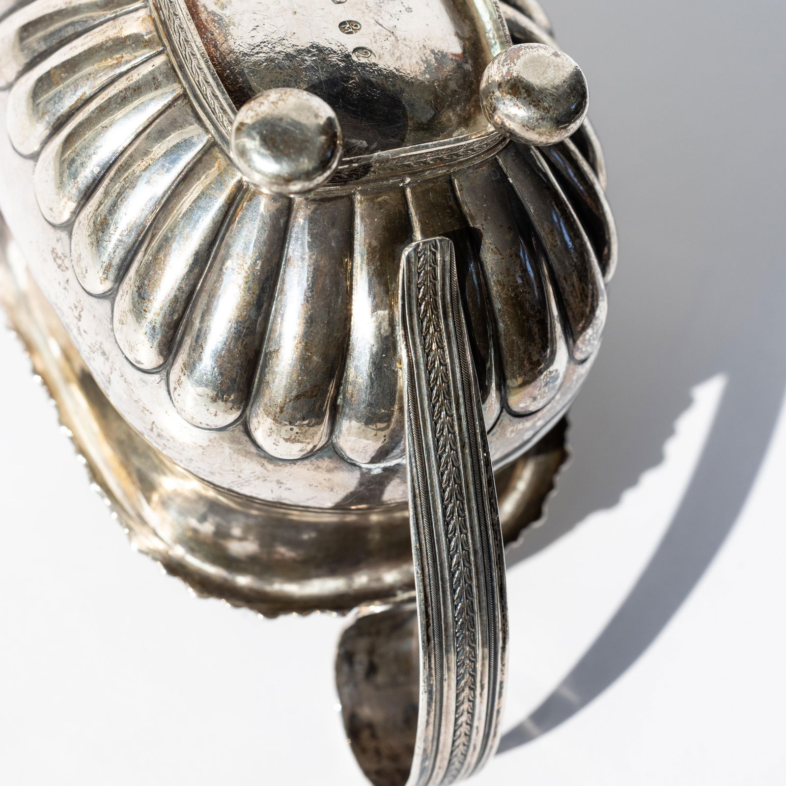 1940s Sterling Silver Water Pitcher With Foundry Marks - 5