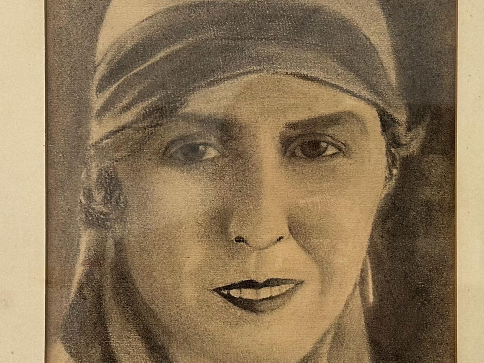 Vintage Woman Portrait Sketch, 1937 Portraiture - 2