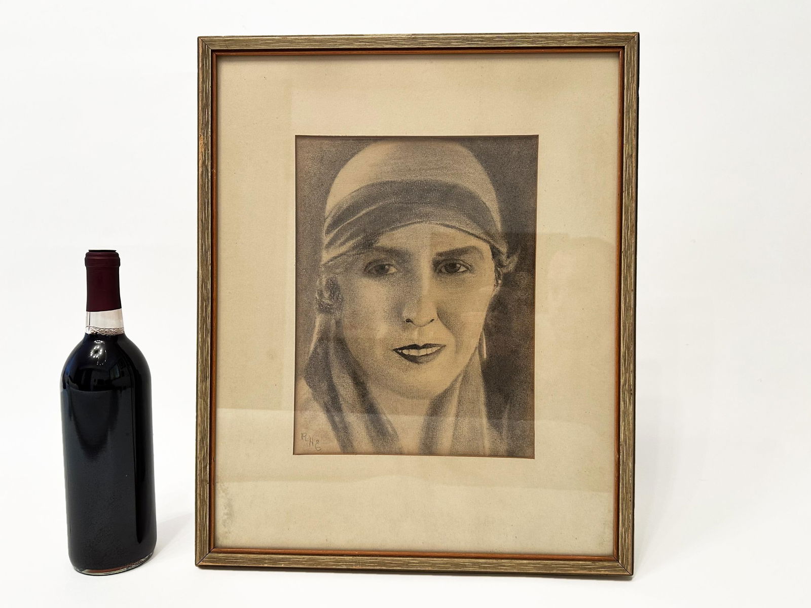 Vintage Woman Portrait Sketch, 1937 Portraiture - 3