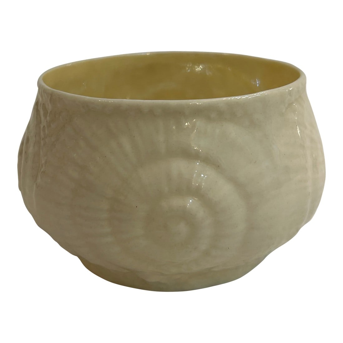 1950's Belleek "œToy Shell" Porcelain Open Sugar Bowl (1 of 5)