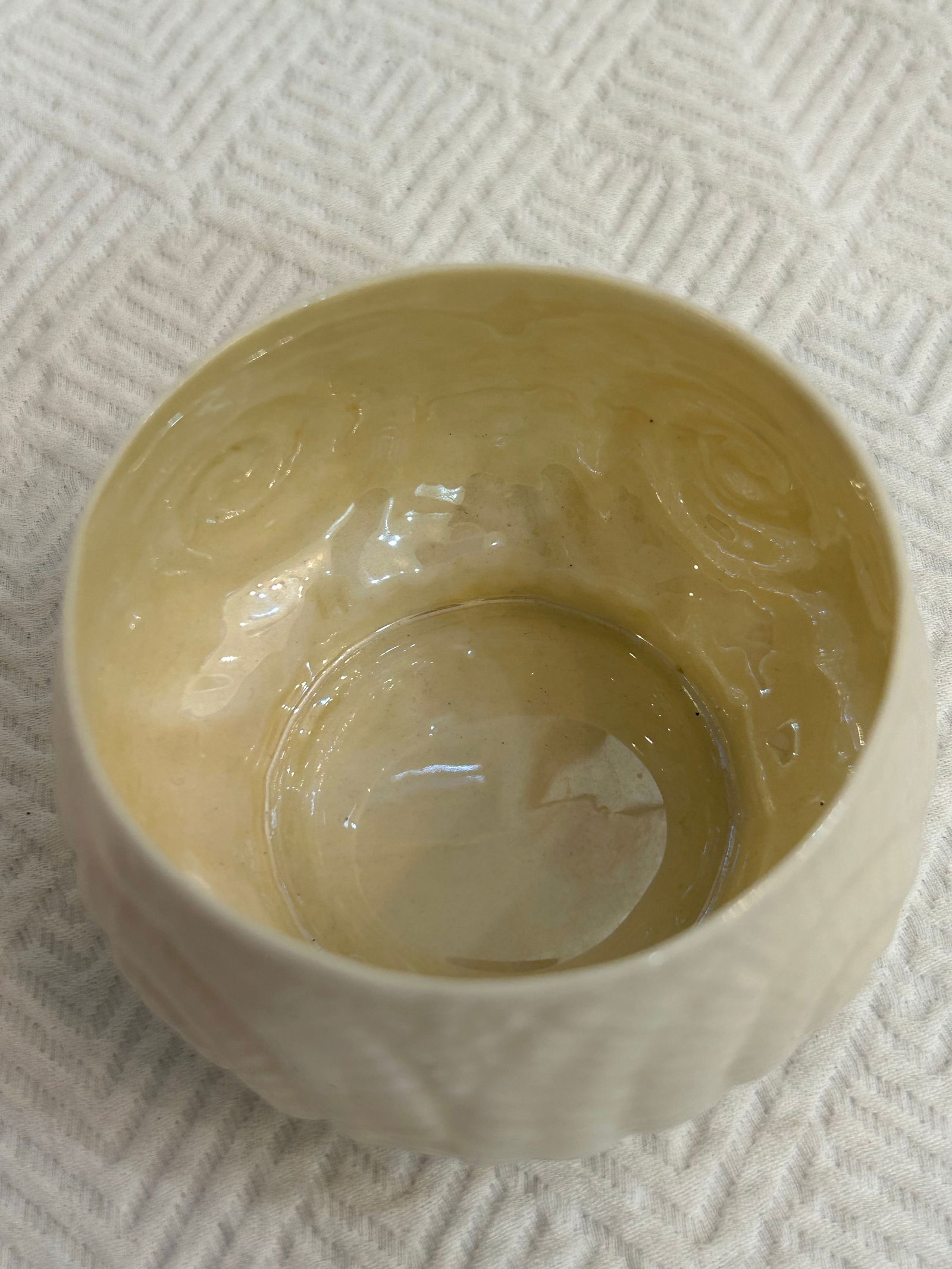 1950's Belleek "œToy Shell" Porcelain Open Sugar Bowl - 4