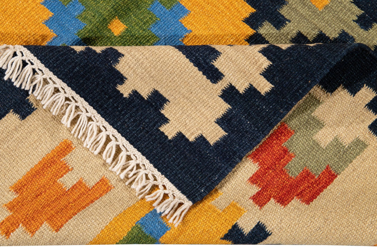 21st Century Modern Kilim Rug 5 '6'' X 8' 1''. - 3